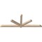 Ekena Millwork Kennewick Smooth Timber Gable Bracket, Douglas Fir, 84"W x 31"H x 3 1/2"D x 3 1/2"F, 9/12 Pitch GBW084X31X0404KEN00SDF - alternate 5